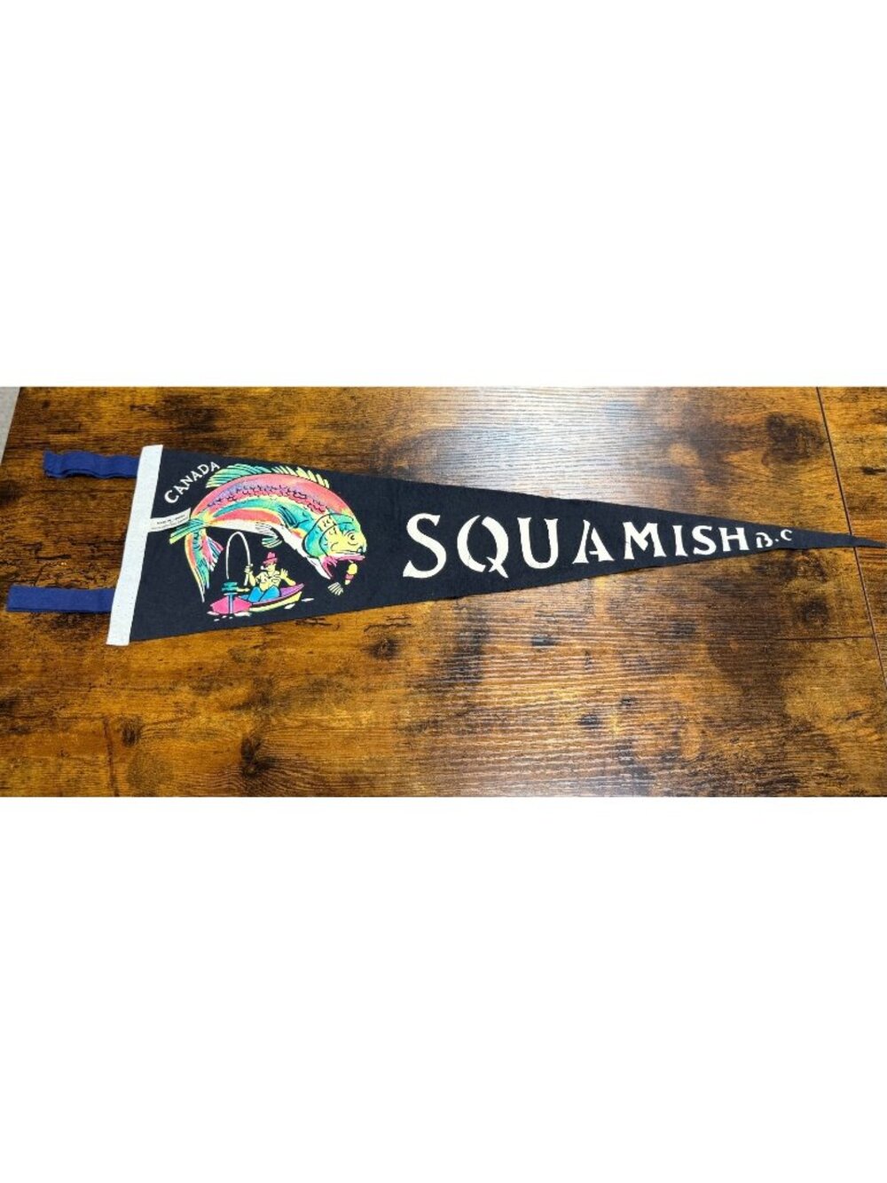 Vintage Squamish, B.C. Canada pennant